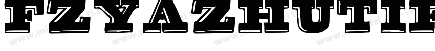 FZYaZhuTiFU Medium字体转换